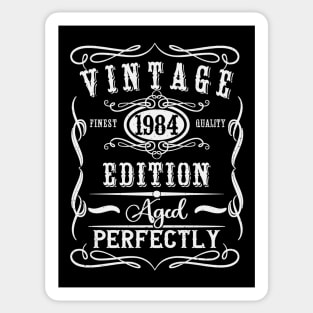 Vintage 1984 40th Birthday Sticker